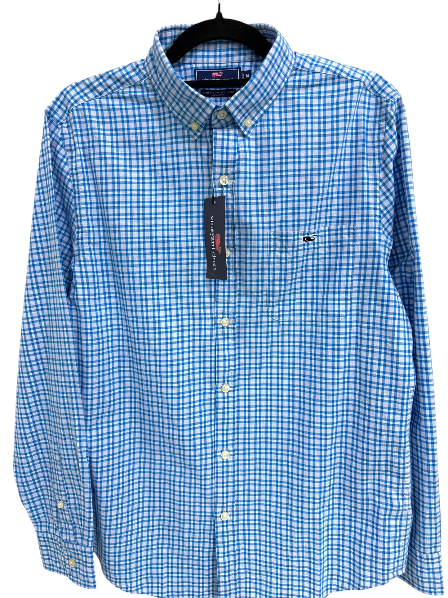 Camisa Vineyard Vines Slim Fit Manga Larga Talla M