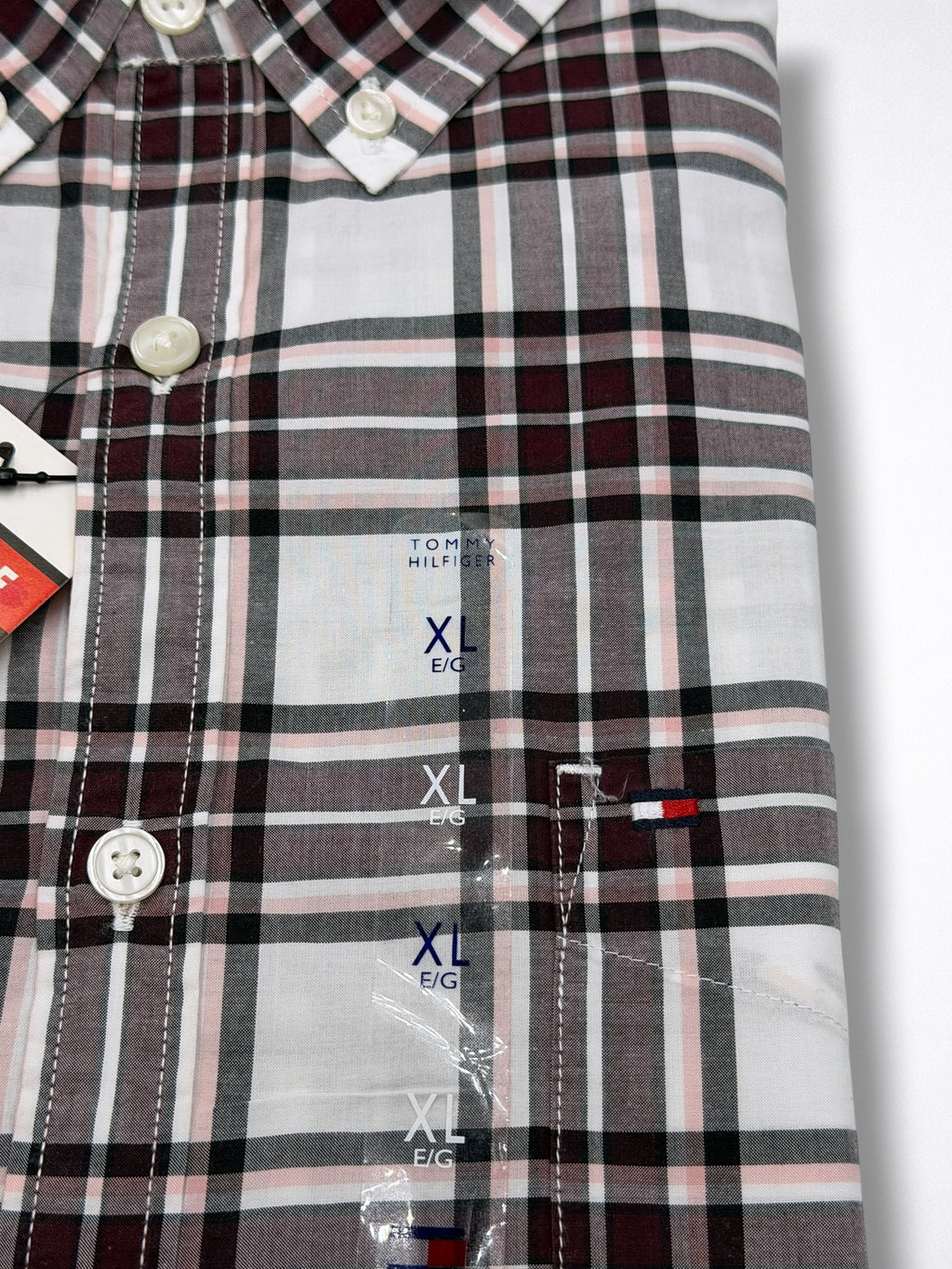 Camisa Tommy Hilfiger Classic Fit Manga Larga Talla XL