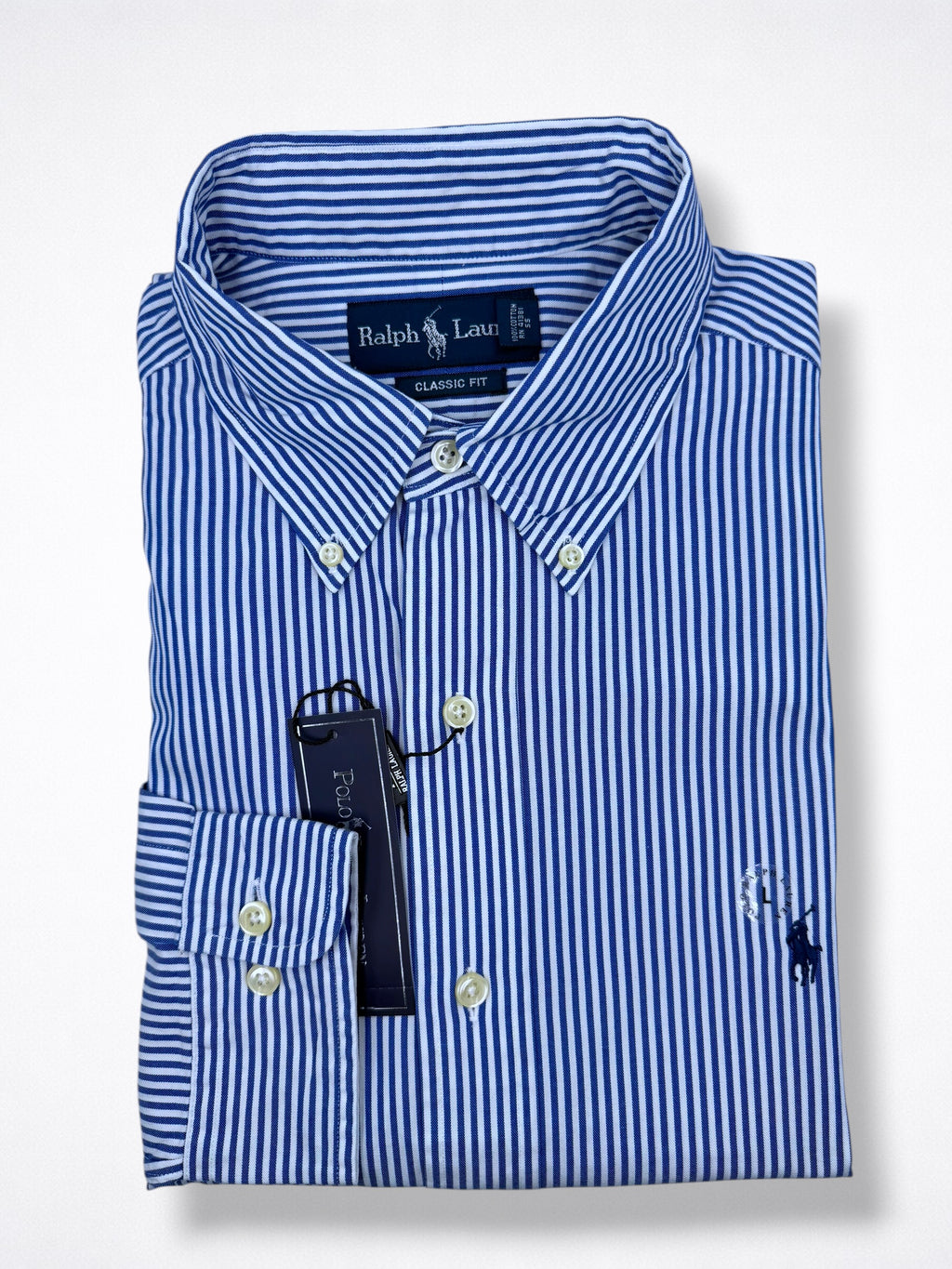 Camisa Polo Ralph Lauren Classic Fit Manga Larga Talla L