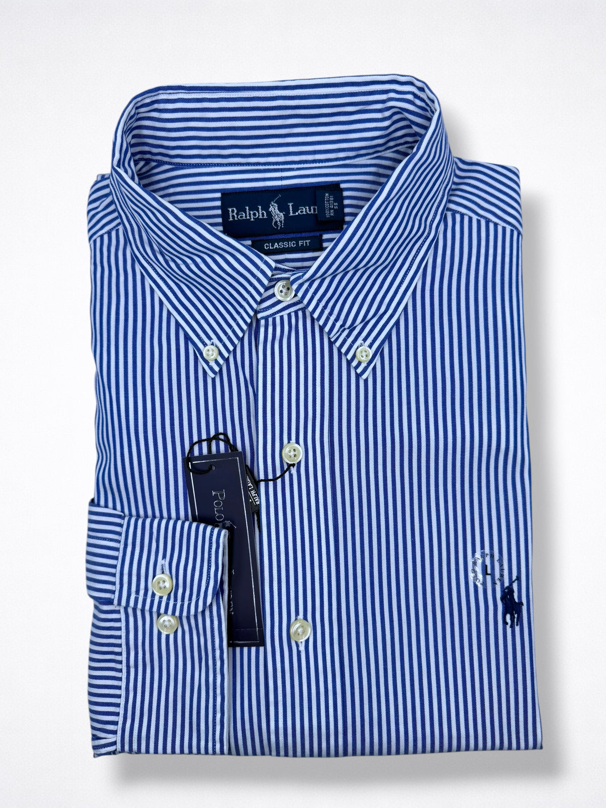 Camisa Polo Ralph Lauren Classic Fit Manga Larga Talla L
