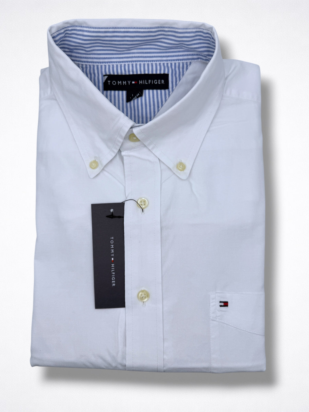 Camisa Tommy Hilfiger Classic Fit manga corta talla L