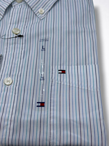 Camisa Tommy Hilfiger Slim Fit Manga Larga Talla L
