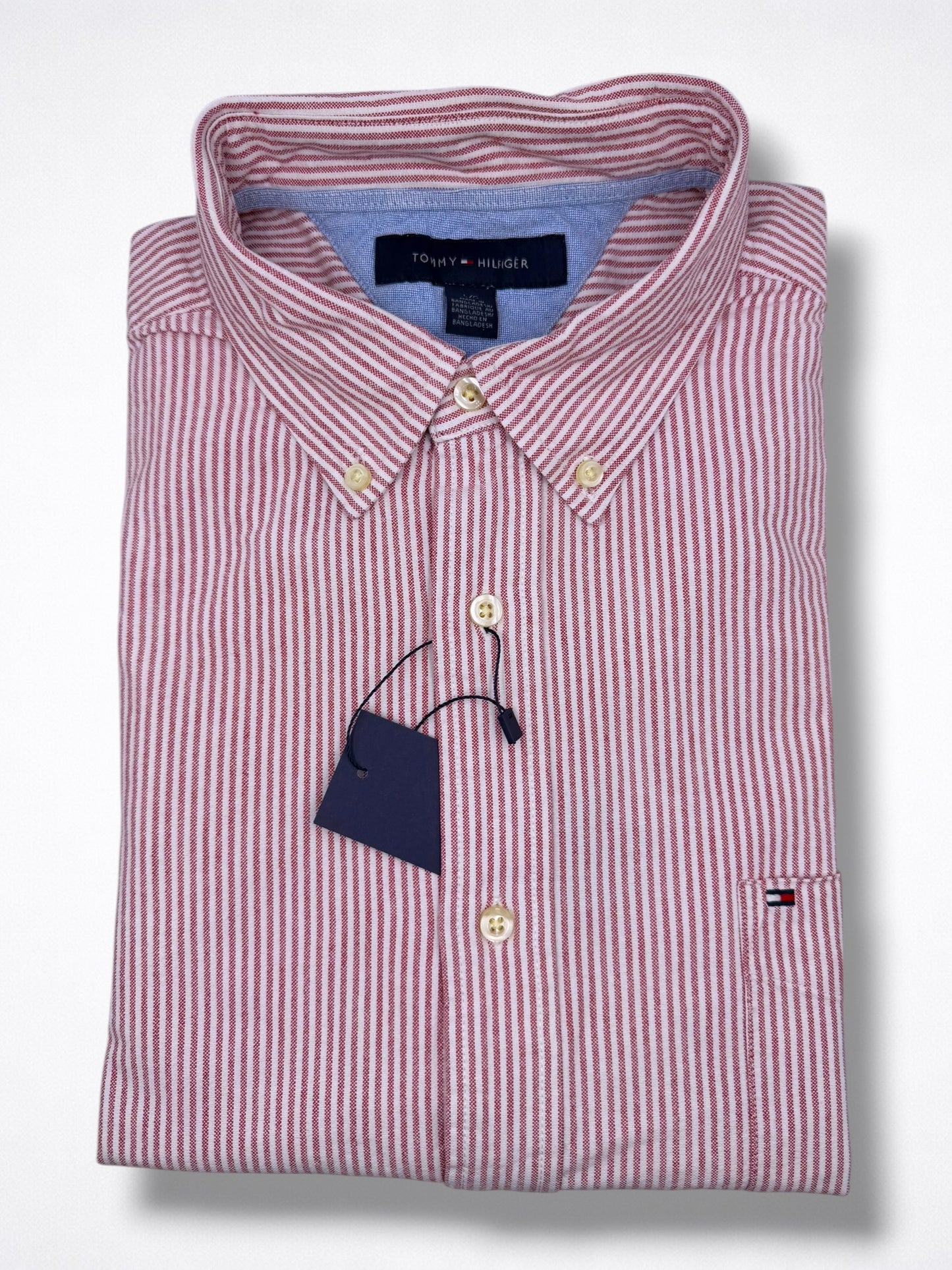 Camisa Tommy Hilfiger Classic Fit Manga Corta Talla L