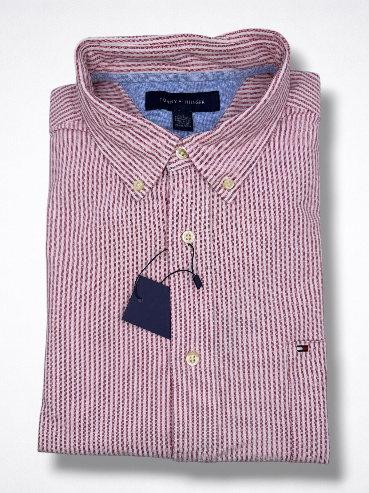 Camisa Tommy Hilfiger Classic Fit Manga Corta Talla L
