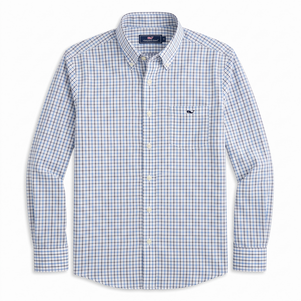 Camisa Vineyard Vines Classic Fit manga larga talla XL