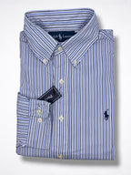 Camisa Polo Ralph Lauren Custom Fit manga larga talla M