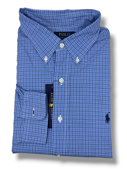 Camisa Polo Ralph Lauren Classic Fit Manga Larga Talla L