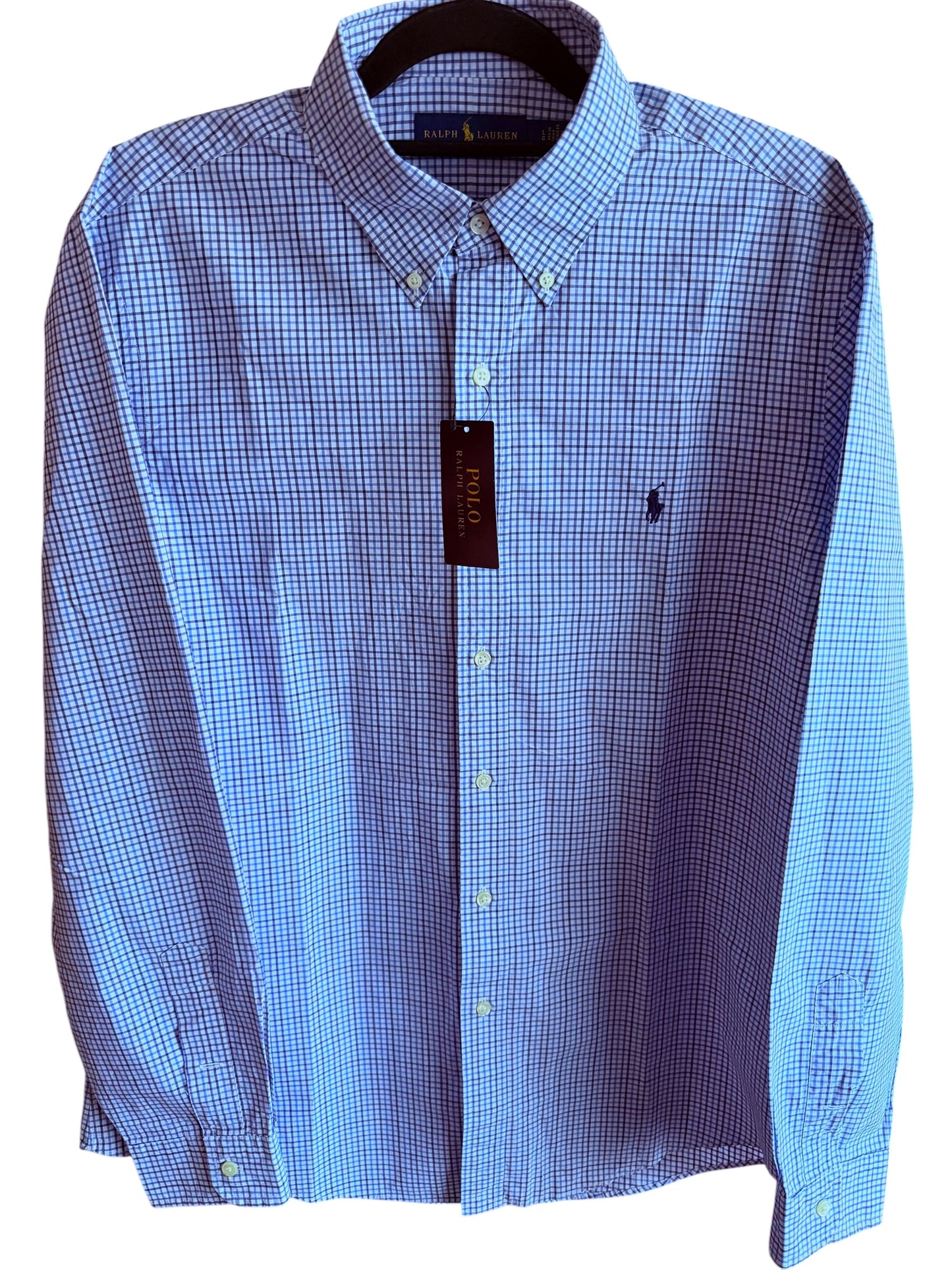 Camisa Polo Ralph Lauren Classic Fit Manga Larga Talla L