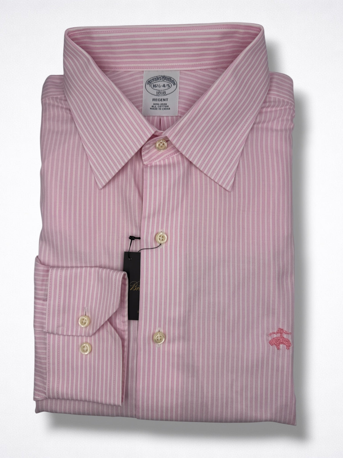 Camisa Brooks Brothers Classic Fit Manga Larga Talla L