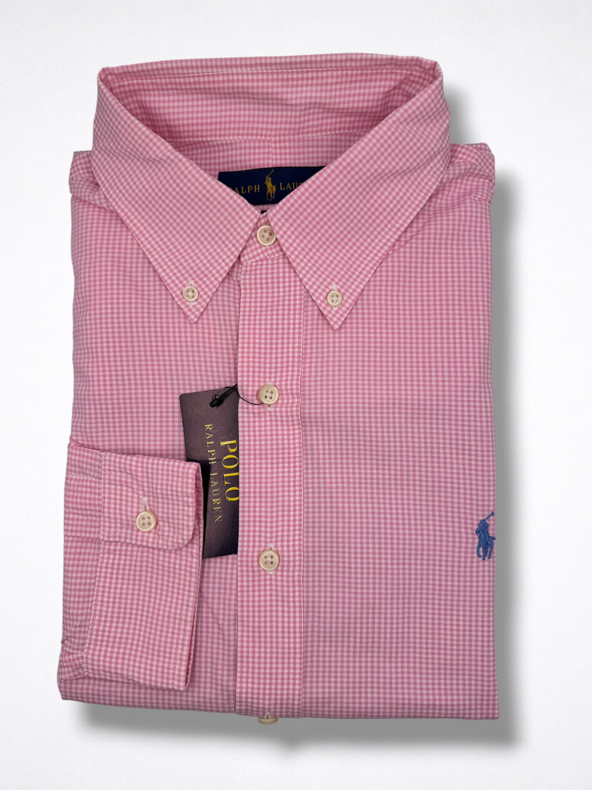 Camisa Polo Ralph Lauren Custom Fit Manga Larga Talla L