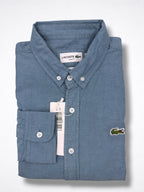 Camisa Lacoste Classic Fit manga larga talla M slim fit sirve para talla S