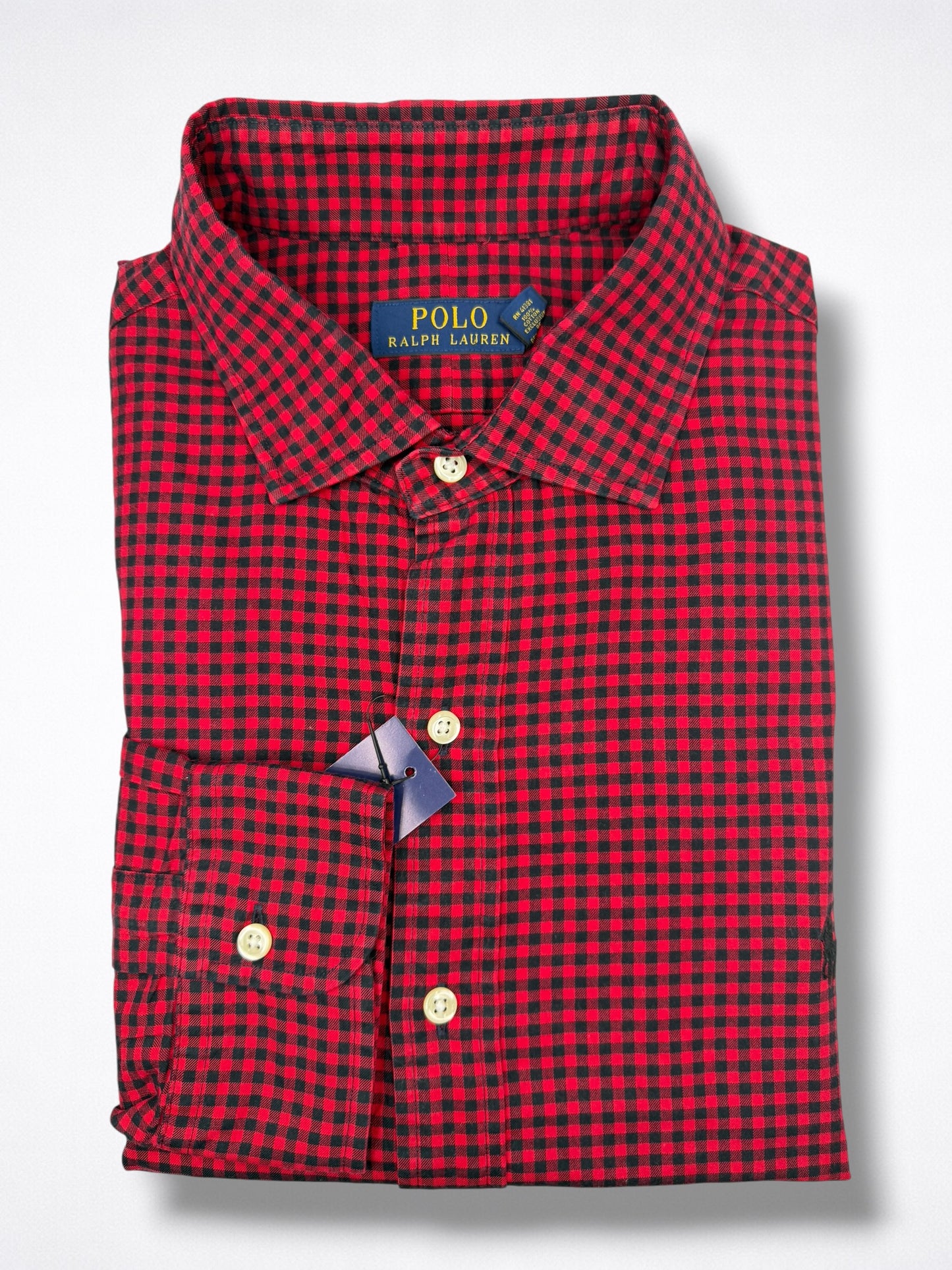 Camisa Polo Ralph Lauren Classic Fit Manga Larga Talla XL