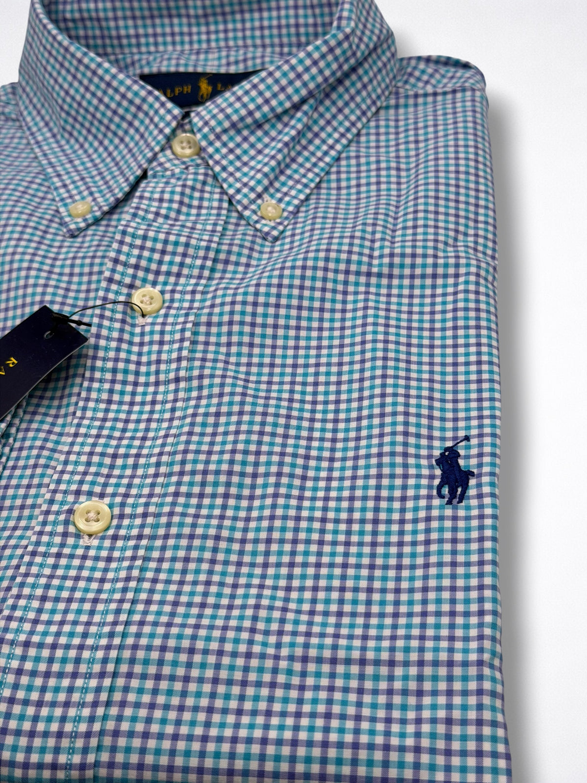 Camisa Polo Ralph Lauren Slim Fit Manga Larga Talla S
