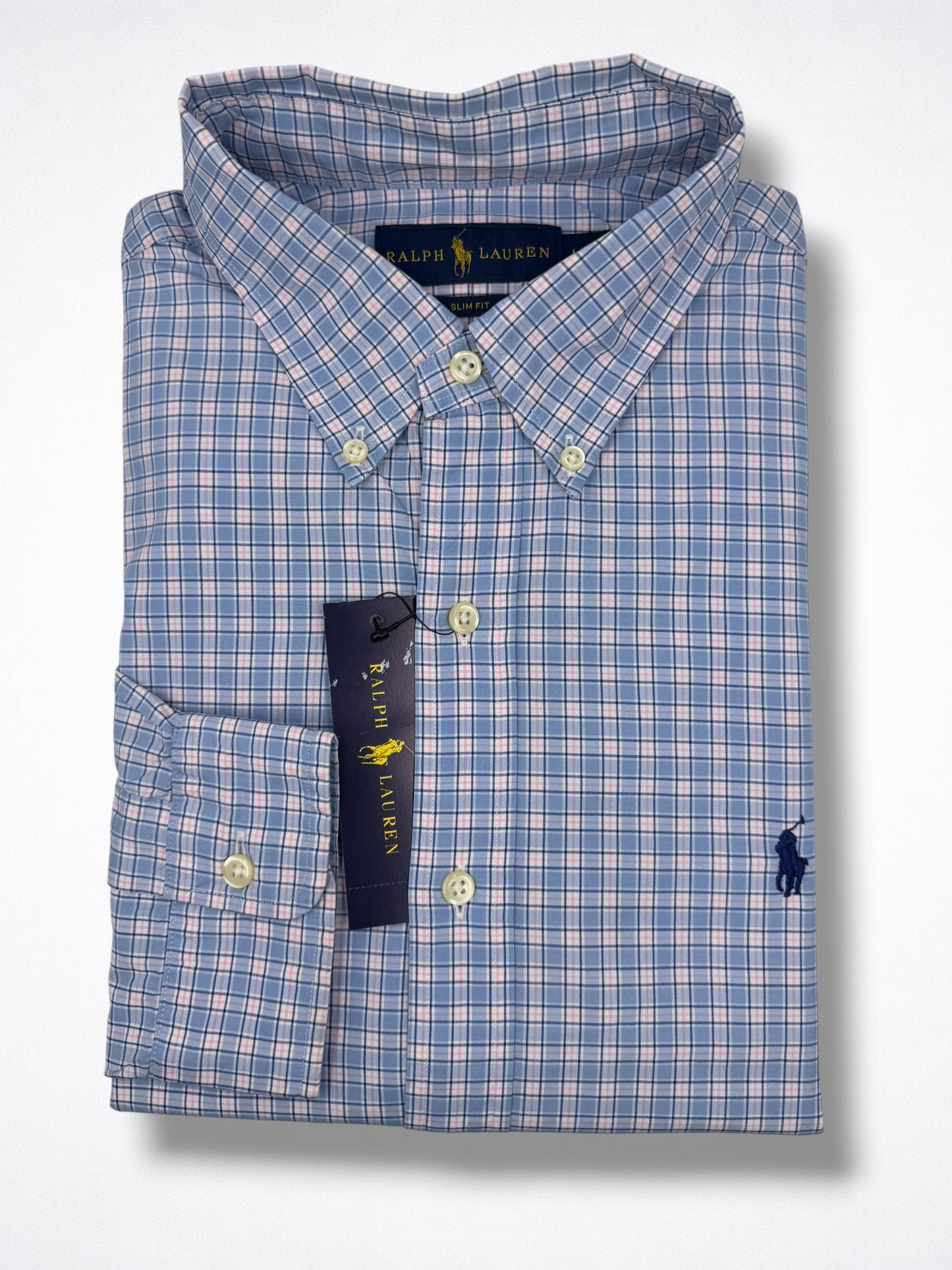 Camisa Polo Ralph Lauren Classic Fit Manga Larga Talla L