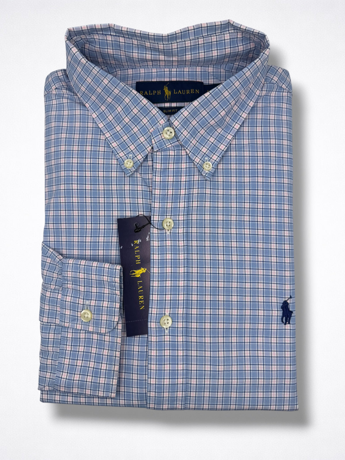 Camisa Polo Ralph Lauren Slim Fit Manga Larga Talla L, sirve para talla M