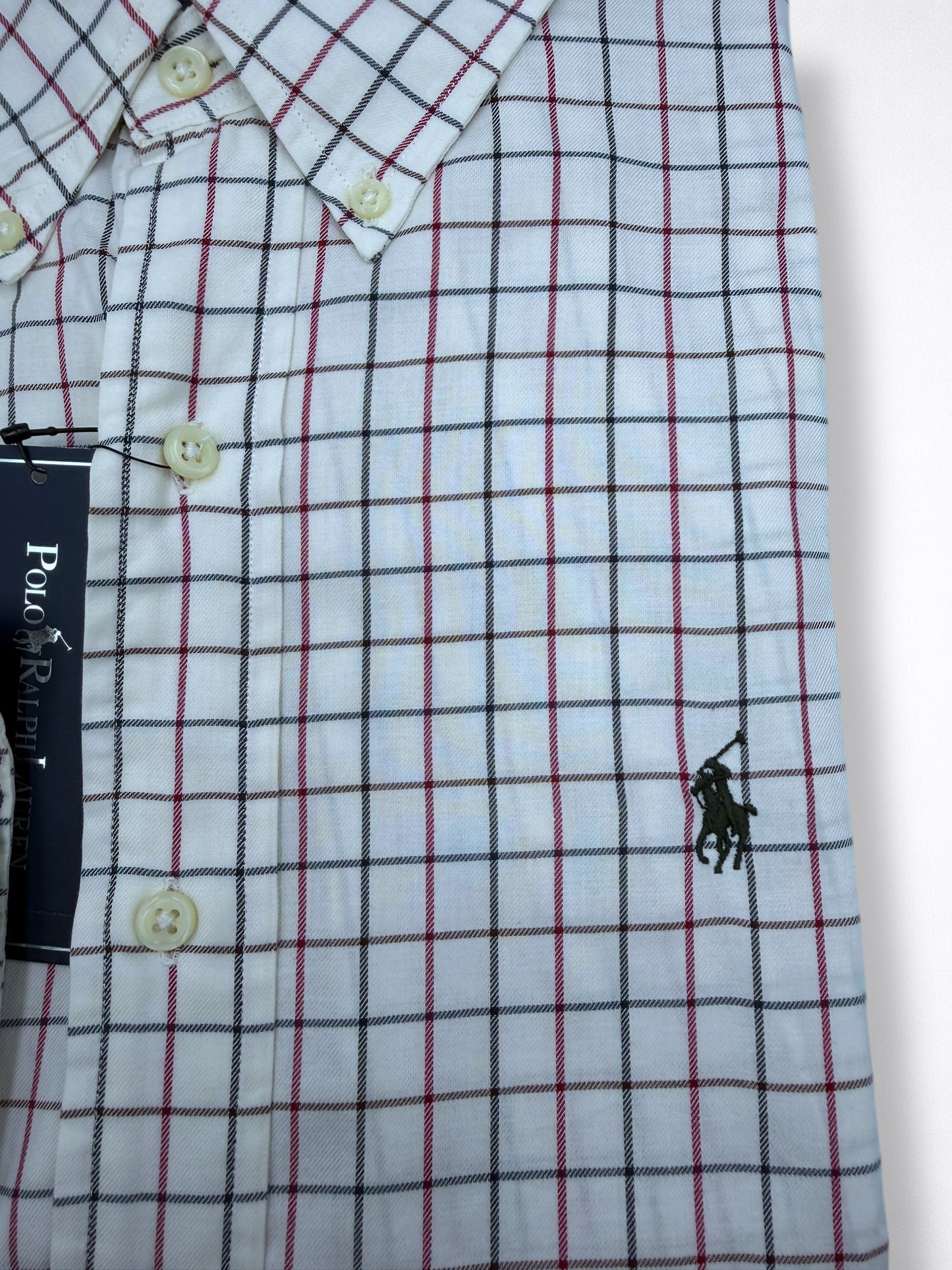 Camisa Polo Ralph Lauren a Classic Fit Manga Larga Talla M