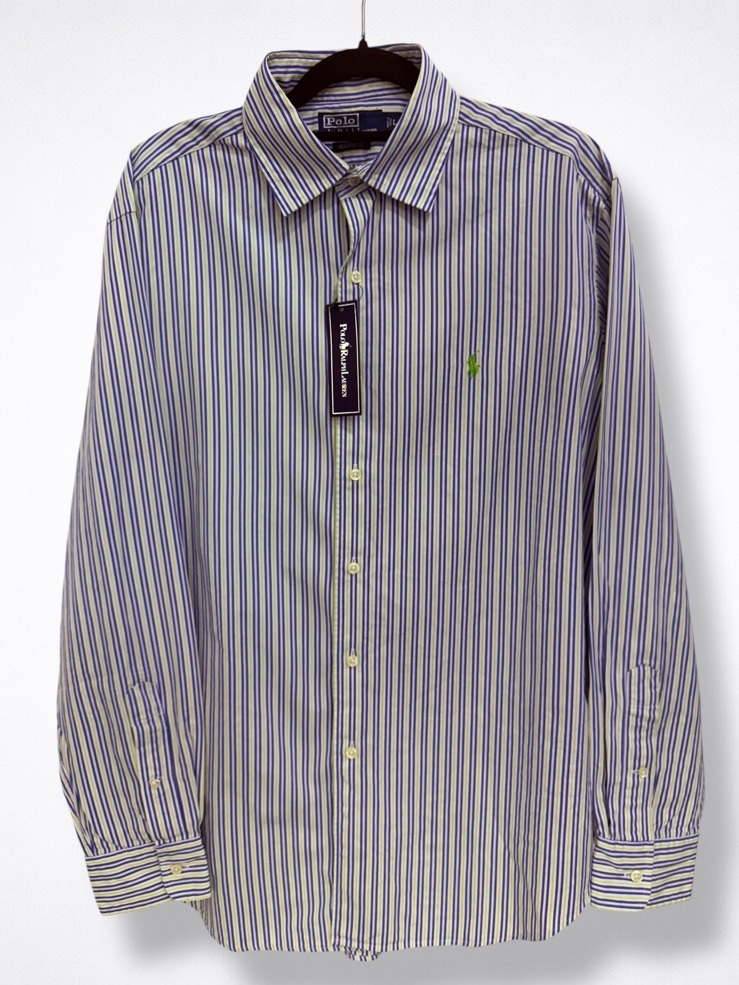 Camisa Polo Ralph Lauren Classic Fit Manga Larga Talla L