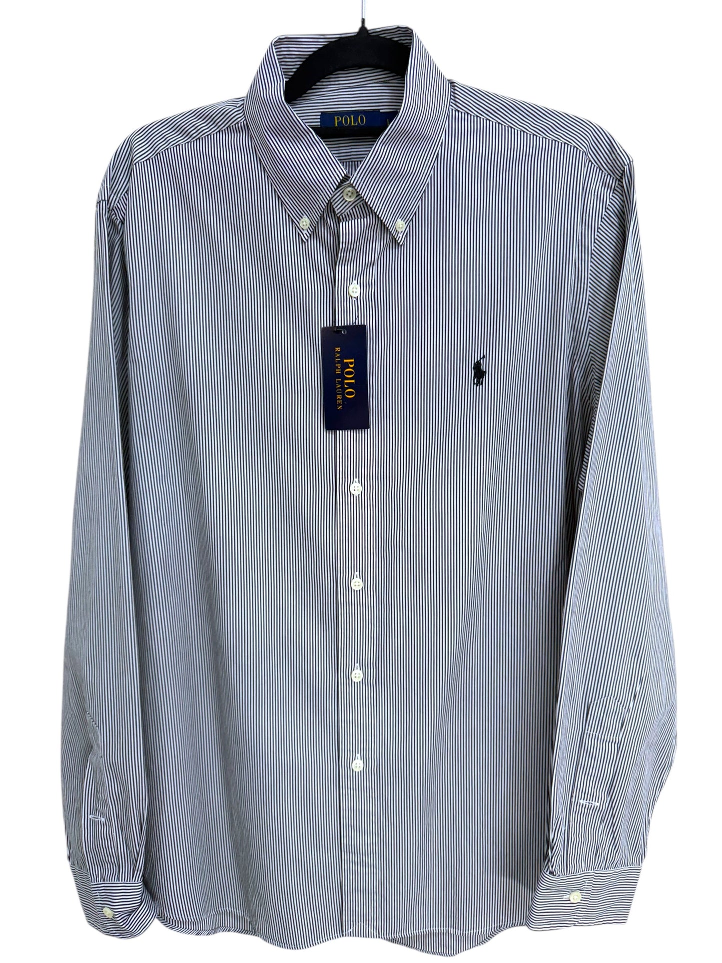 Camisa Polo Ralph Lauren Classic Fit Manga Larga Talla L