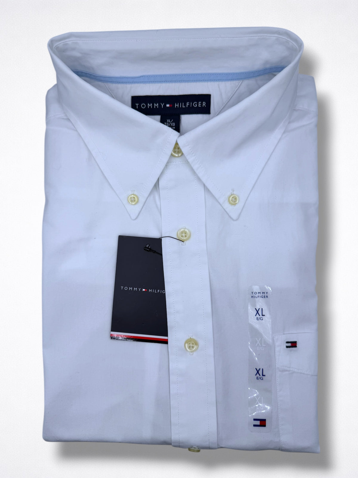 Camisa Tommy Hilfiger Classic Fit Manga Corta Talla XL