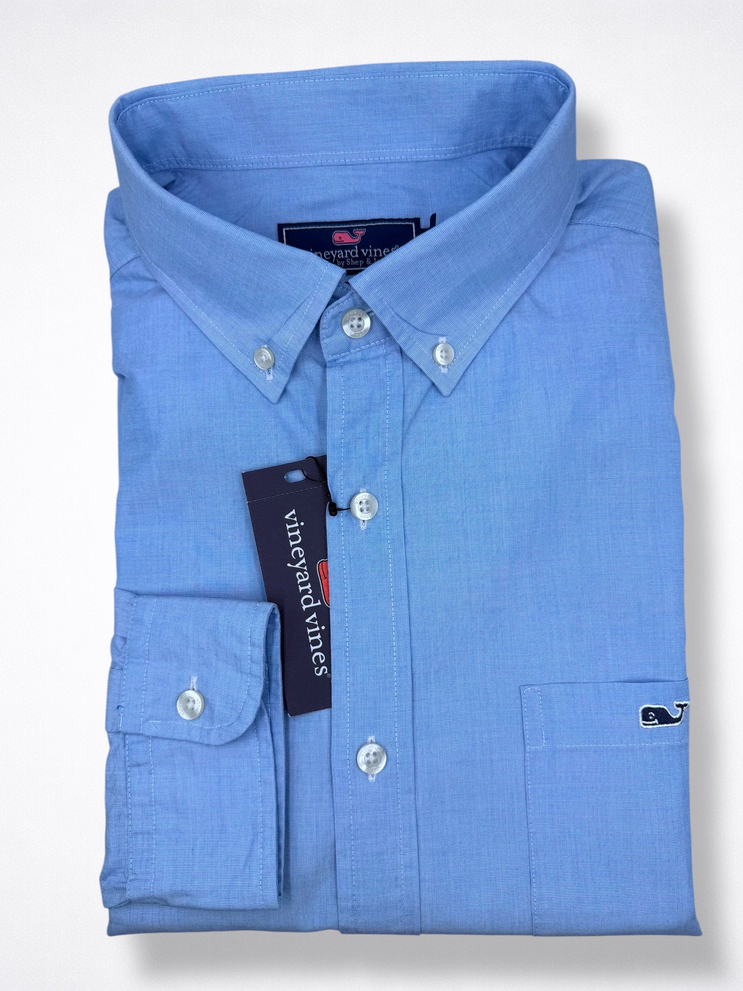 Camisa Vineyard Vines Classic Fit Manga Larga Talla L