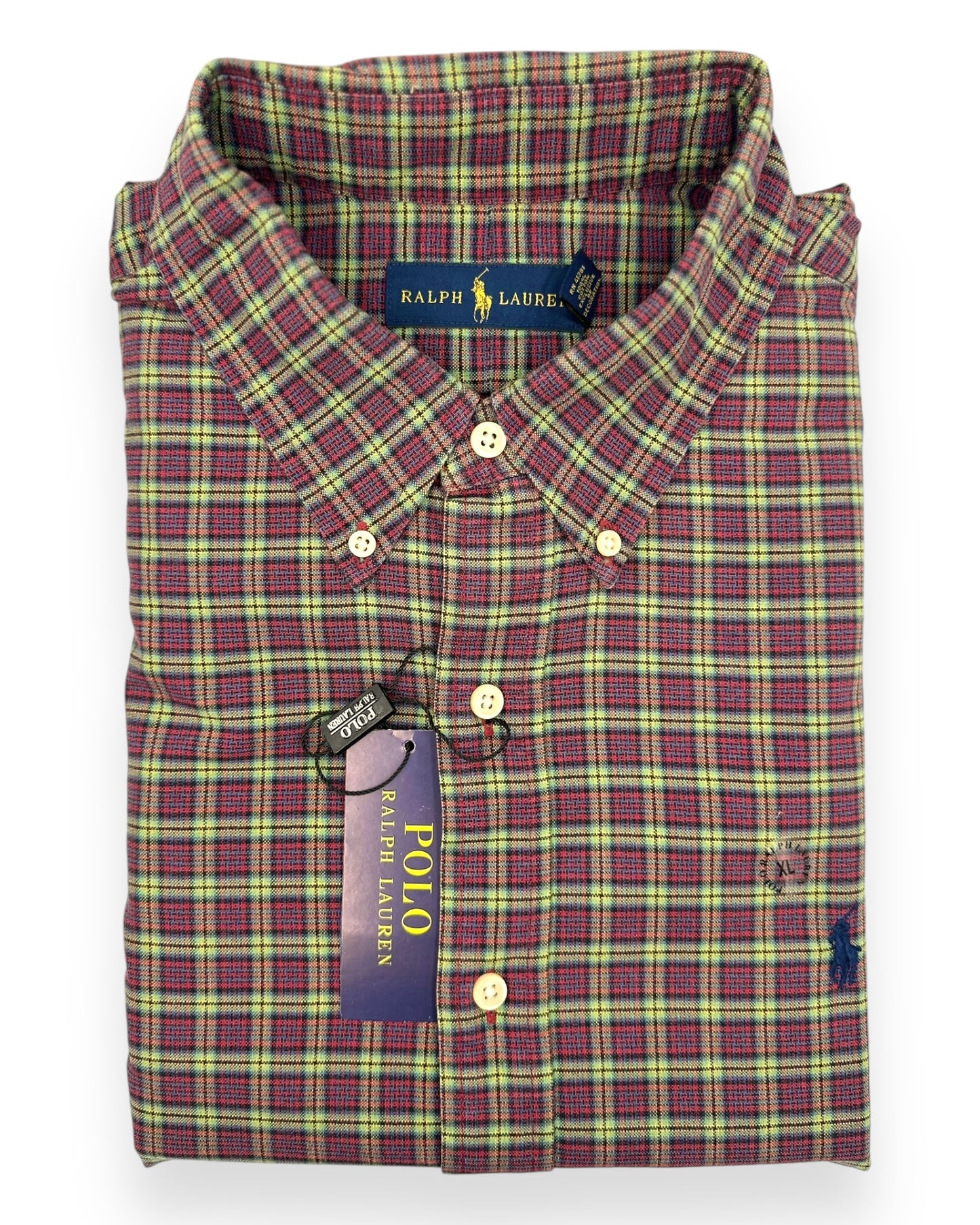 Camisa Polo Ralph Lauren Classic Fit Manga Larga Talla XL