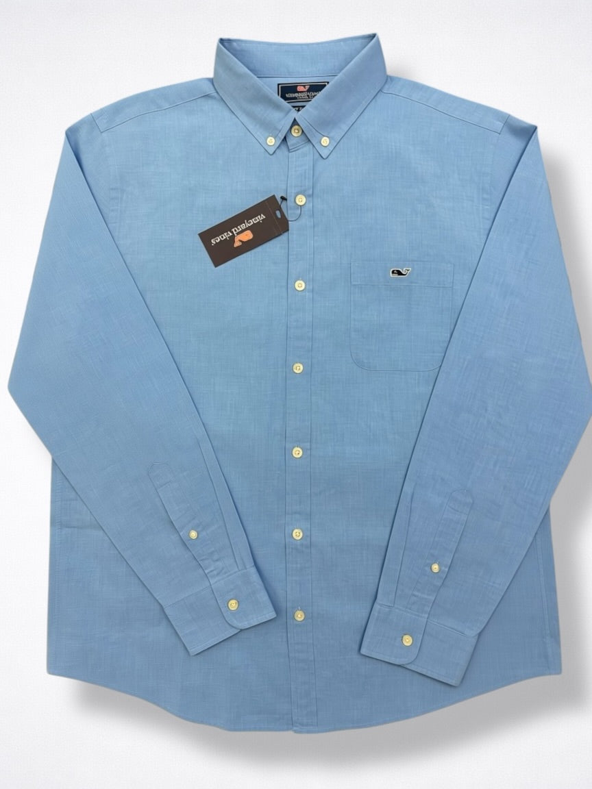 Camisa Vineyard Vines Classic Fit Manga Larga Talla L