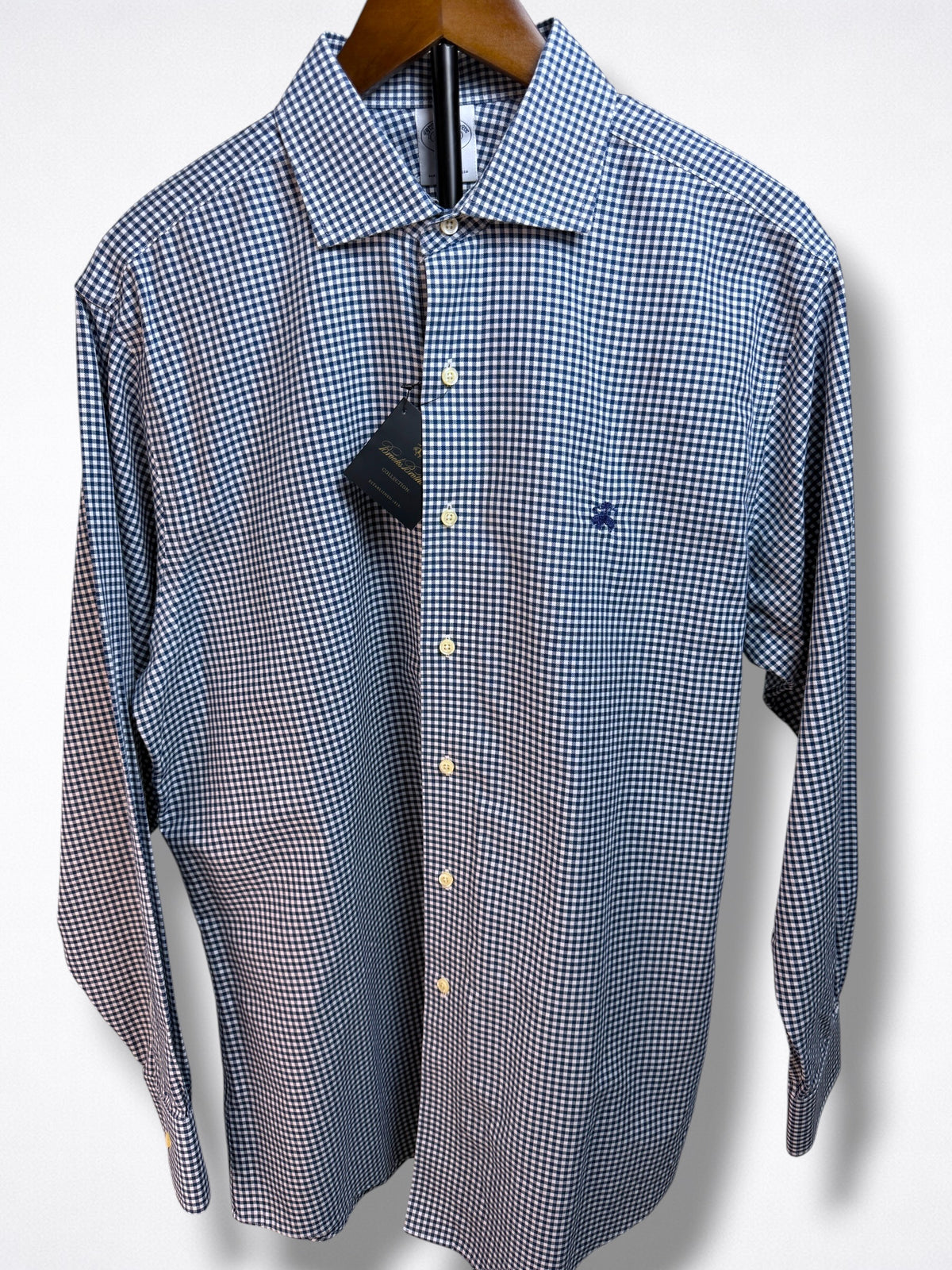 Camisa Brooks Brothers Classic Fit Manga Larga Talla L