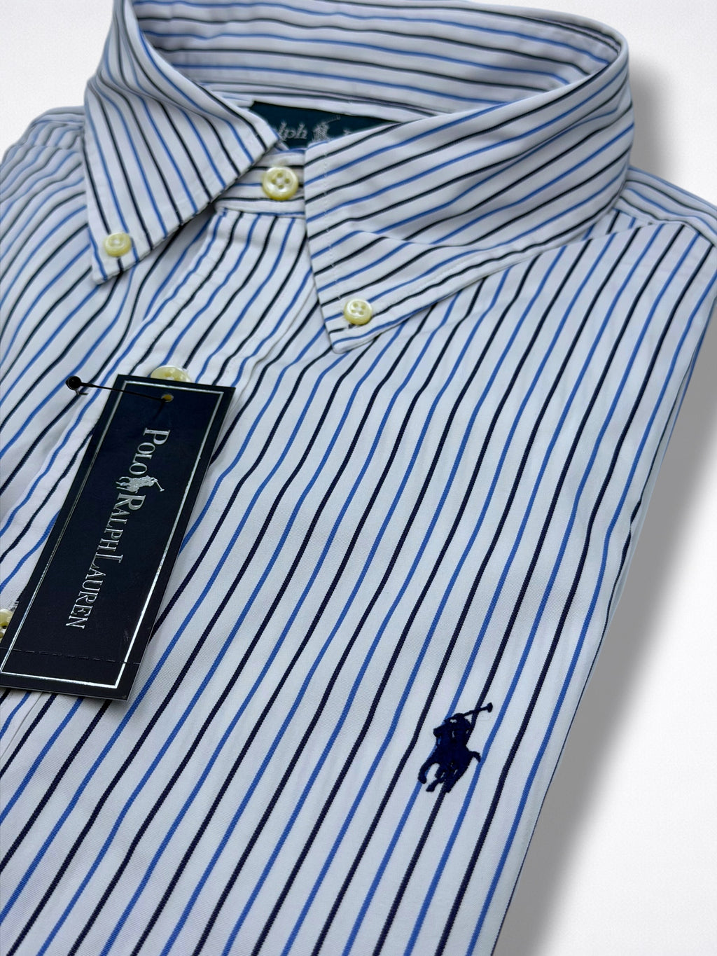 Camisa Polo Ralph Lauren Classic Fit Manga Larga Talla L