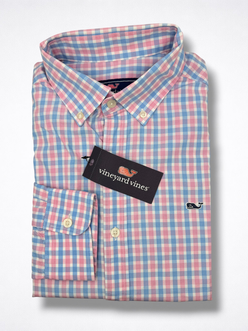 Camisa Vineyard Vines Classic Fit manga larga talla S