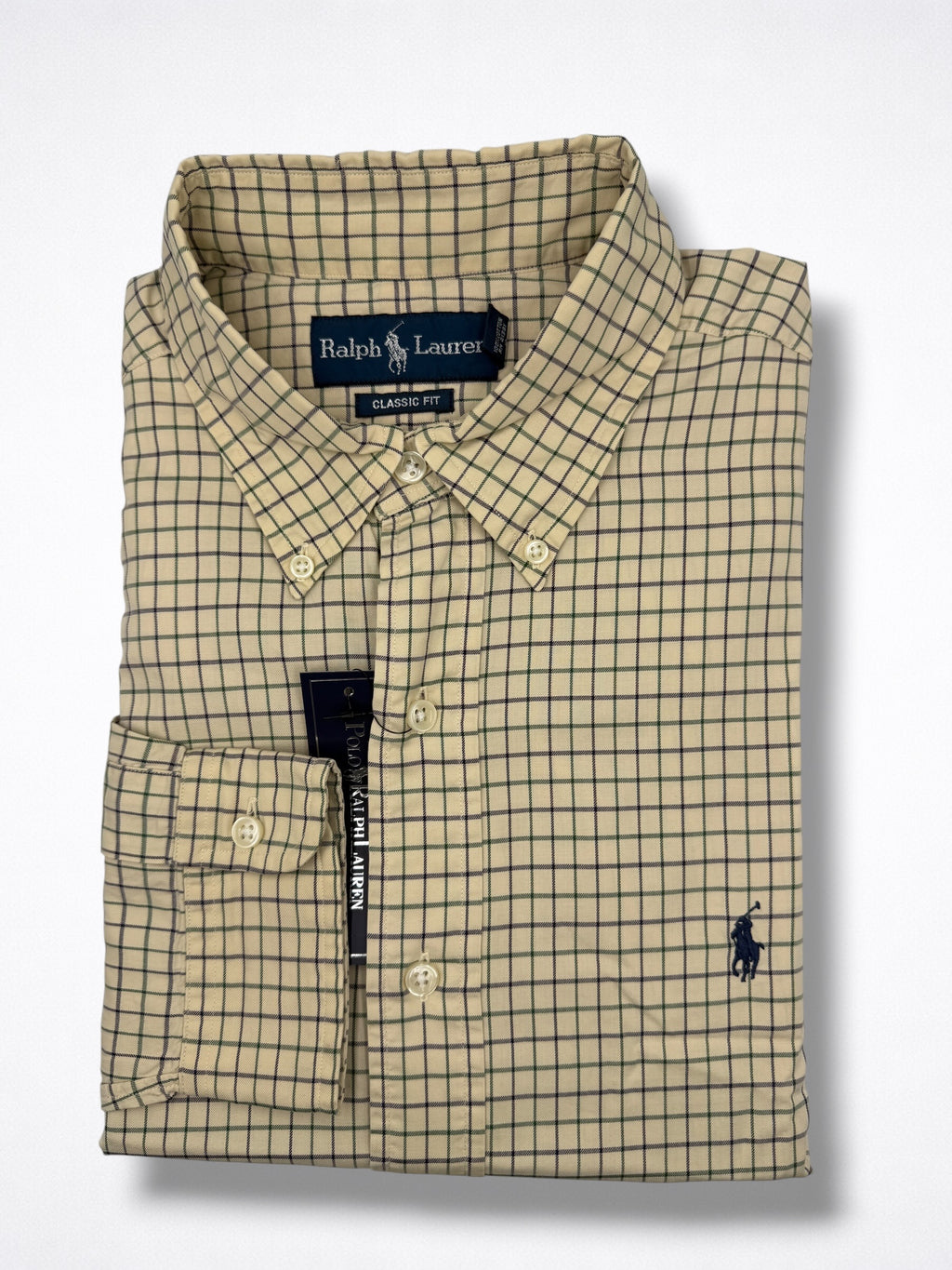 Camisa Polo Ralph Lauren Classic Fit manga larga talla L
