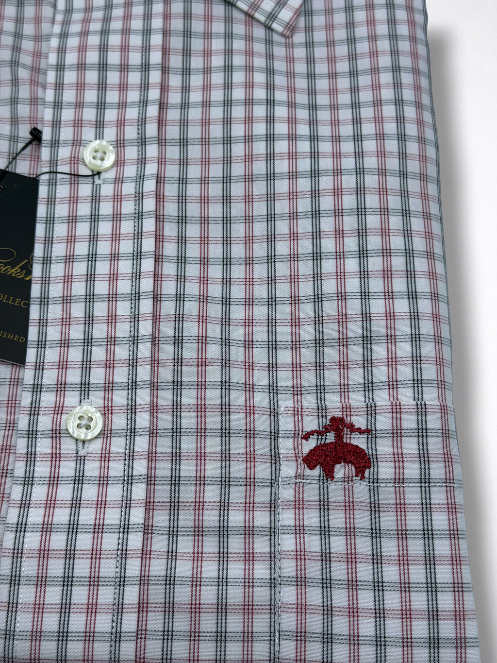 Camisa Brooks Brothers Classic Fit Manga Larga Talla L
