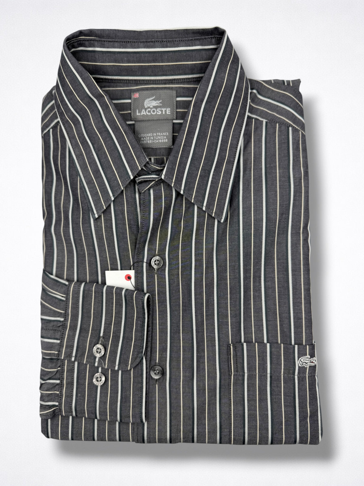 Camisa Lacoste Classic Fit manga larga talla M