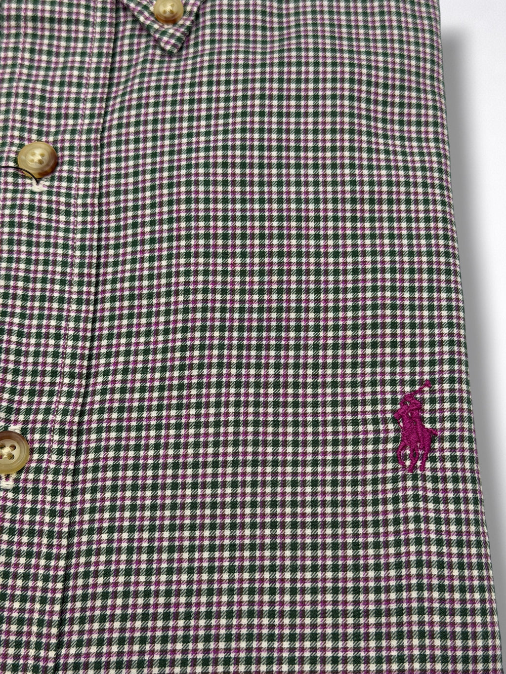 Camisa Polo Ralph Lauren Classic Fit Manga Larga Talla L