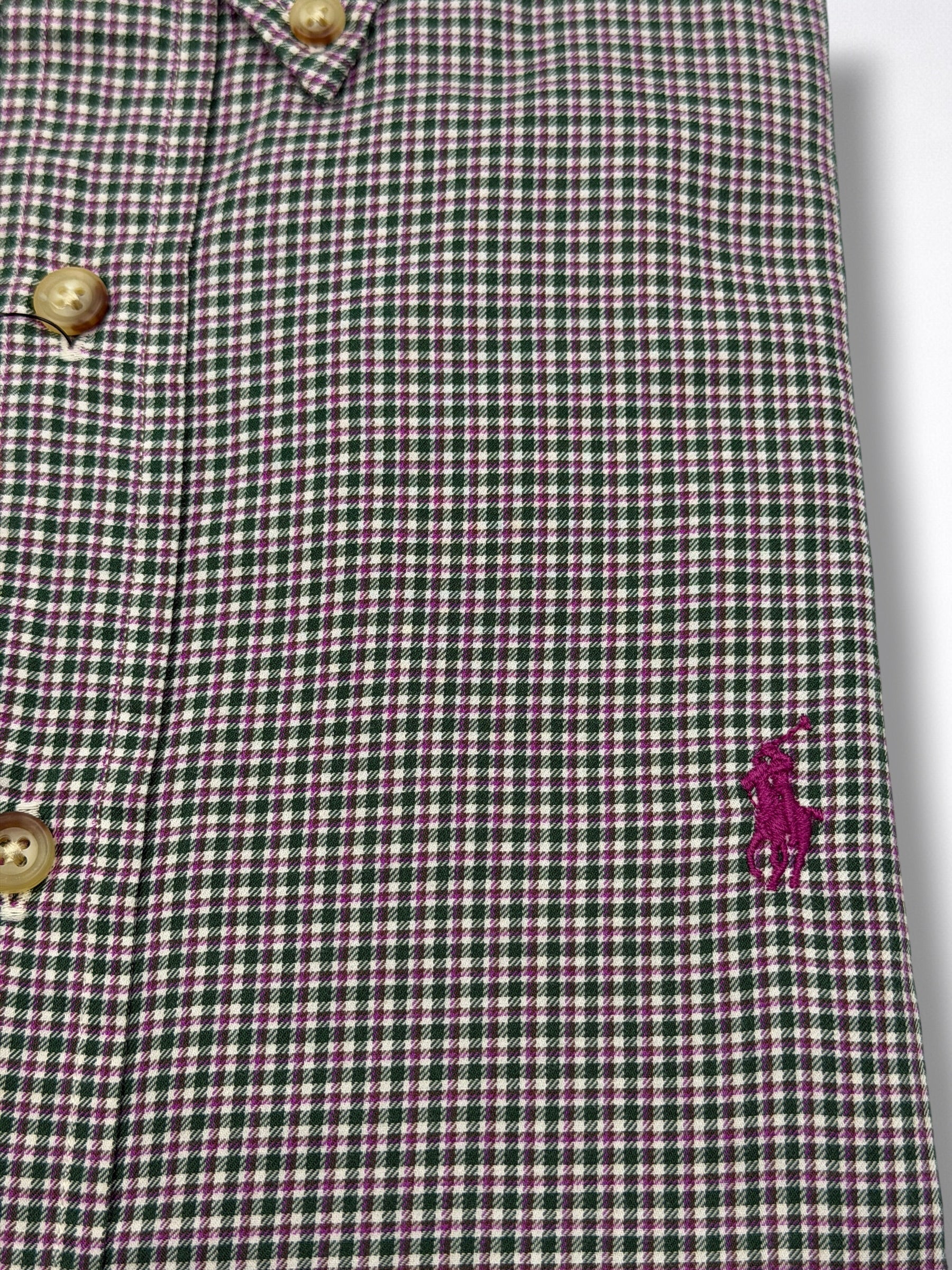 Camisa Polo Ralph Lauren Classic Fit Manga Larga Talla L