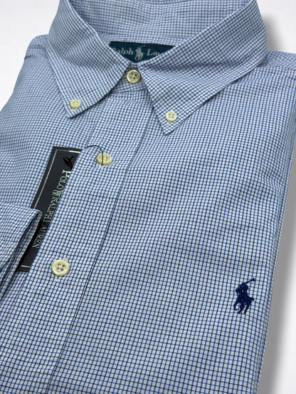 Camisa Polo Ralph Lauren 16 1/2 Classic Fit Manga Larga 32/33 Talla L