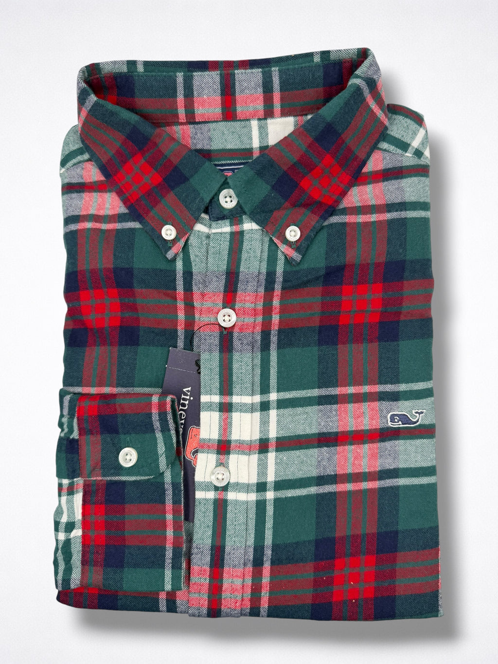 Camisa Vineyard Vines Classic Fit Manga Larga Talla M
