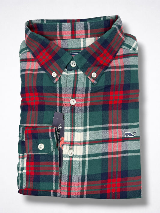 Camisa Vineyard Vines Classic Fit Manga Larga Talla M