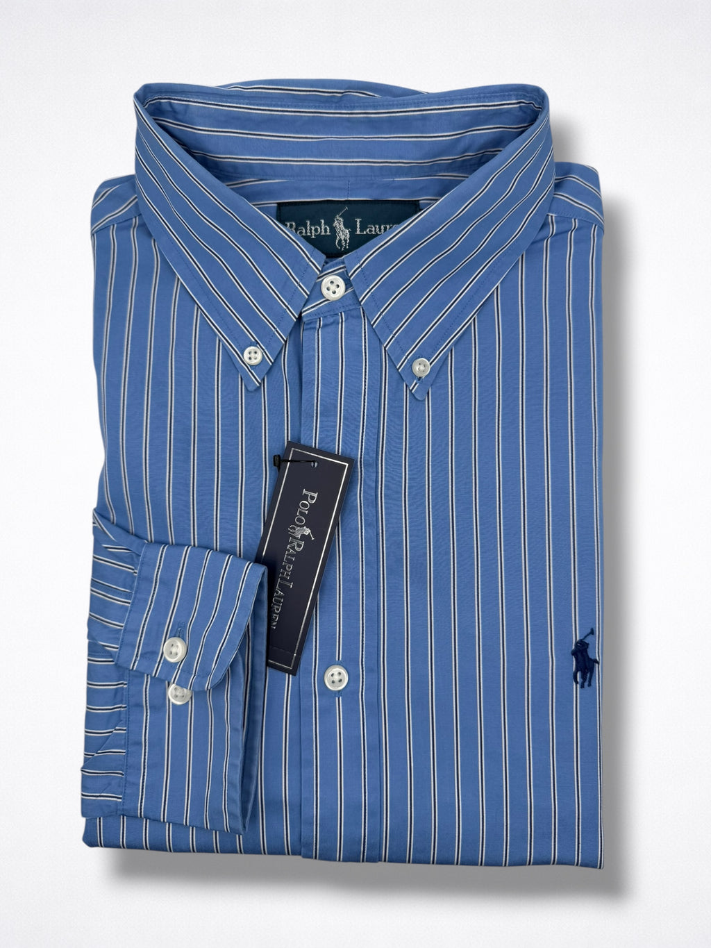 Camisa Polo Ralph Lauren 16 Classic Fit Manga Larga 34/35 Talla L