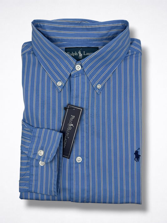 Camisa Polo Ralph Lauren 16 Classic Fit Manga Larga 34/35 Talla L