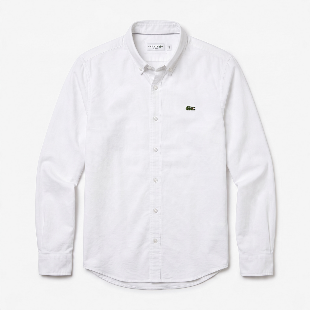 Camisa Lacoste talla XL slim fit stretch, viene reducida, sirve para talla S