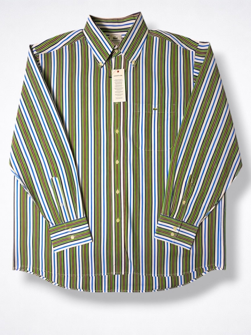 Camisa Lacoste Classic Fit Manga Larga Talla XL