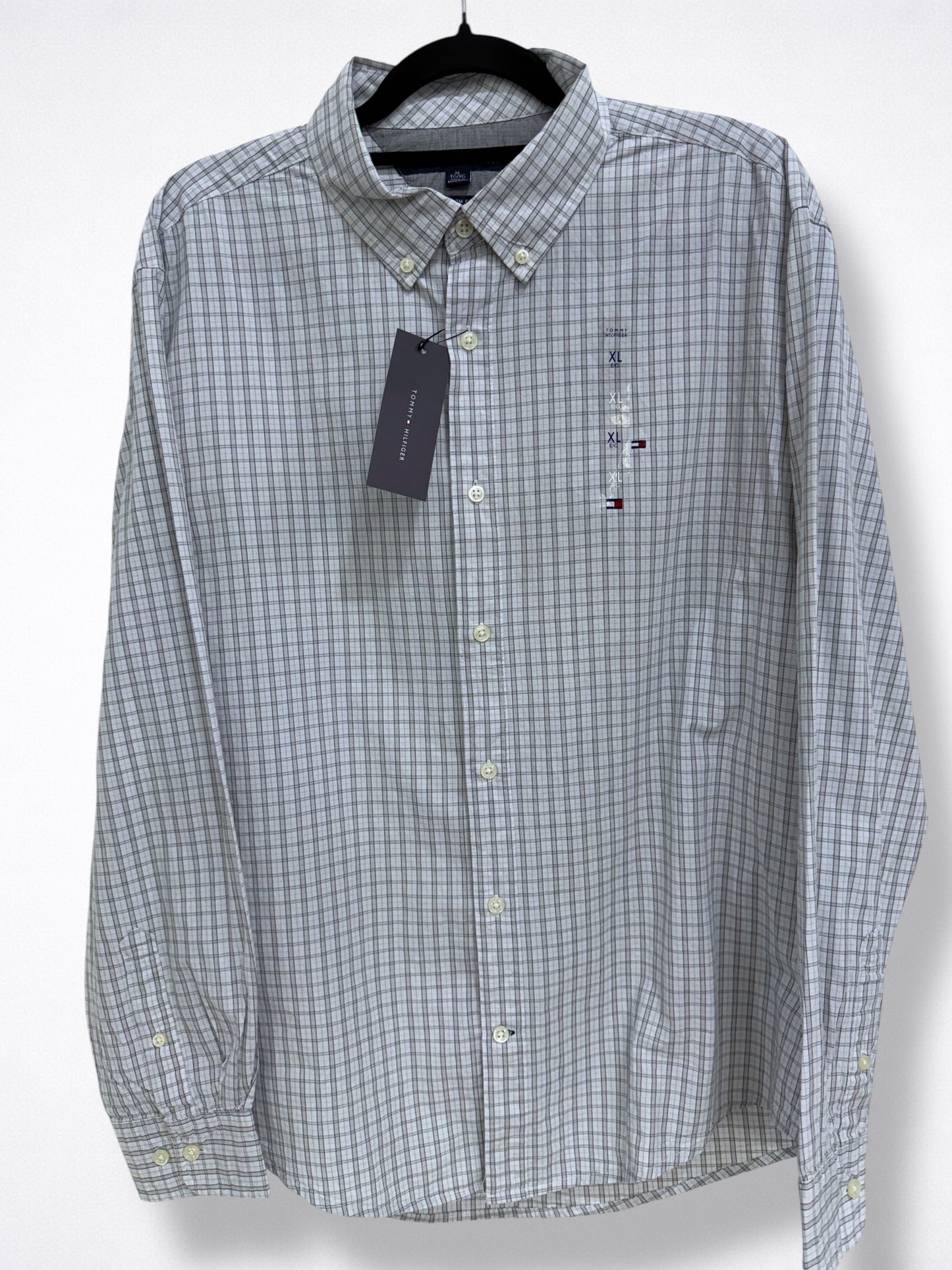 Camisa Tommy Hilfiger Custom Fit Manga Larga Talla XL