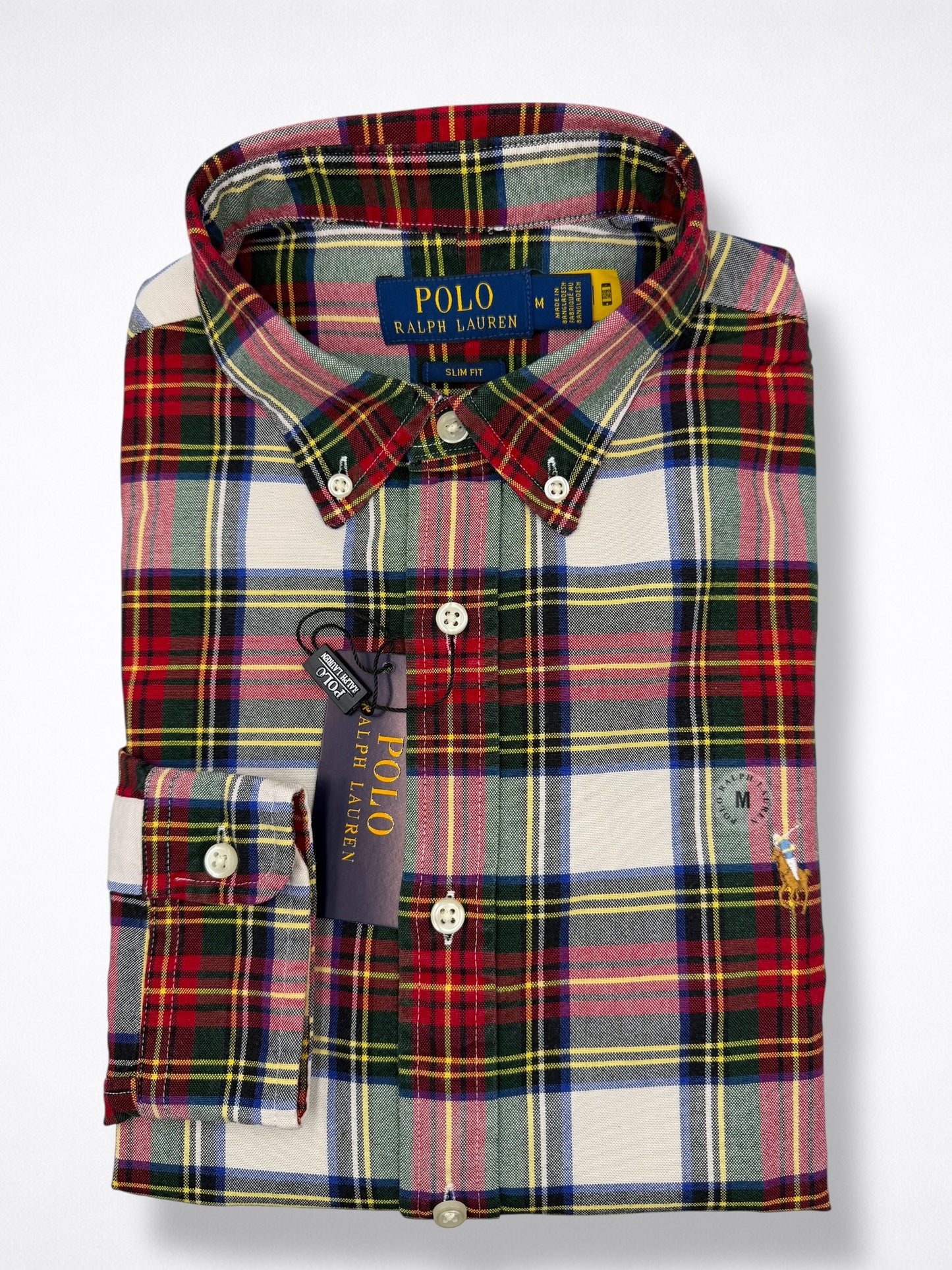 Camisa Polo Ralph Lauren Classic Fit Manga Larga Talla S