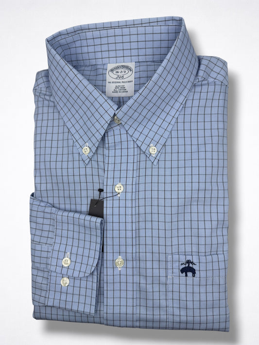 Camisa Brooks Brothers Slim Fit Manga Larga 32/33 Talla L