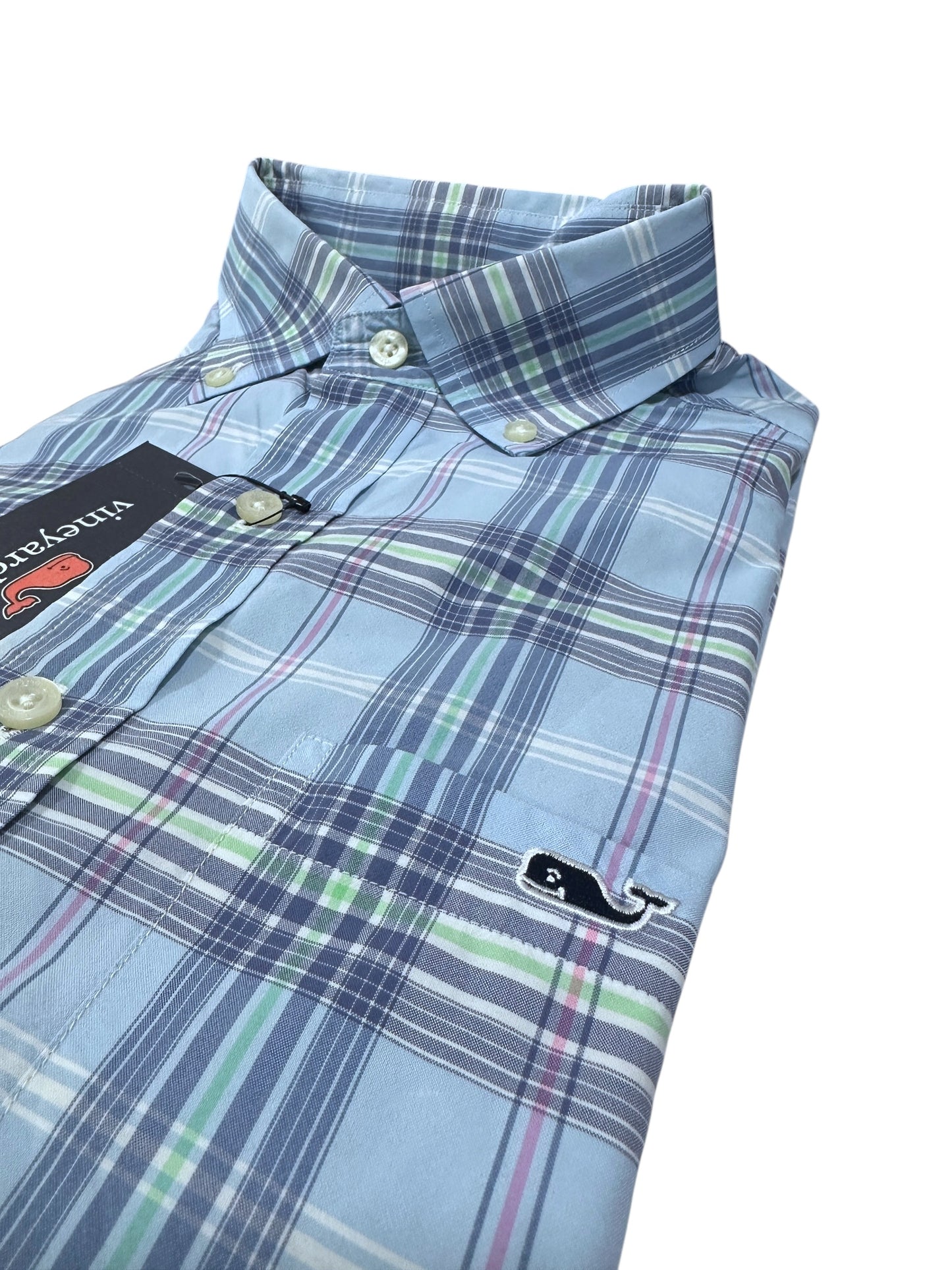 Camisa Vineyard Vines Classic Fit Manga Larga Talla S