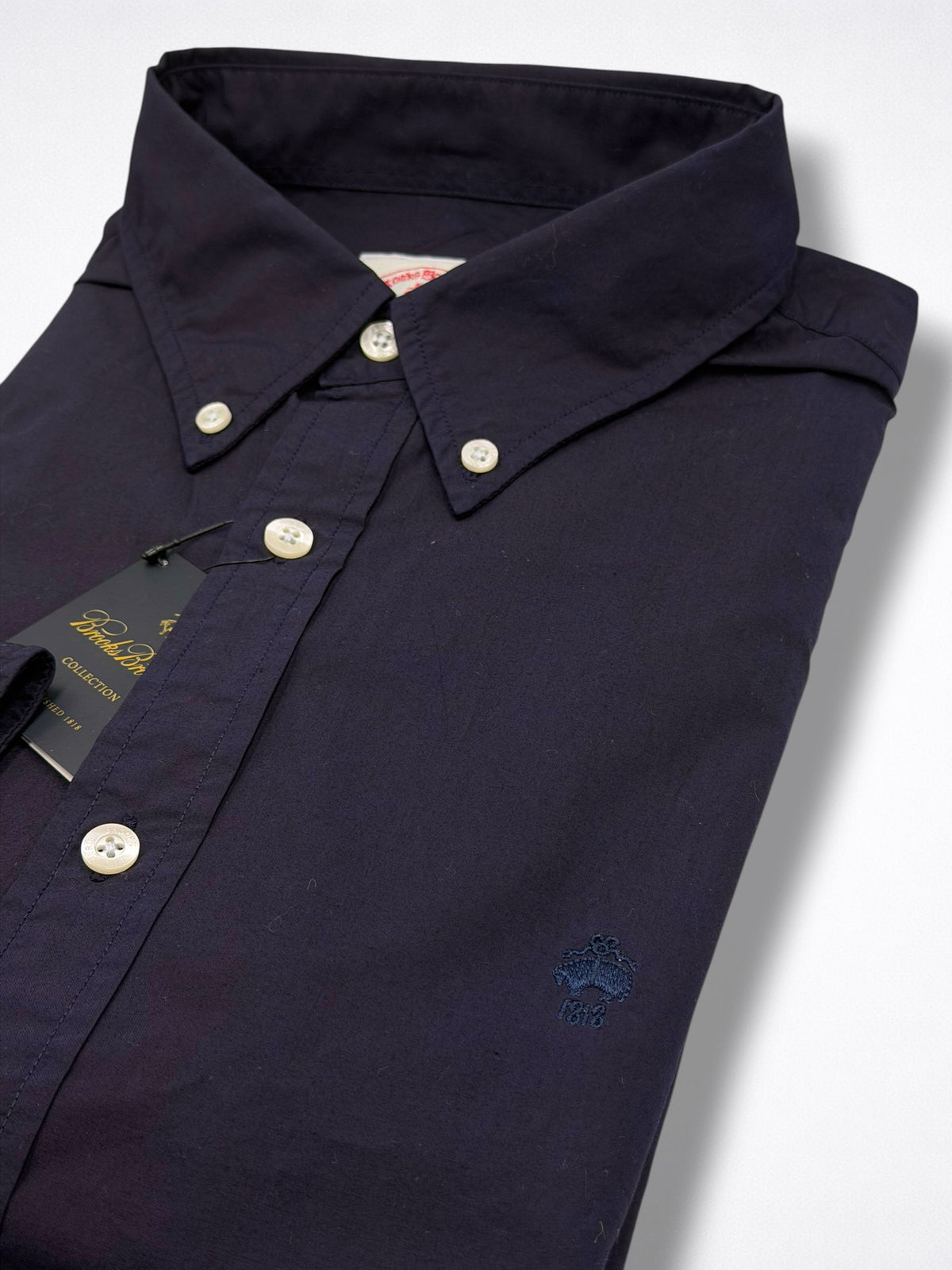 Camisa Brooks Brothers Classic Fit Manga Larga Talla L