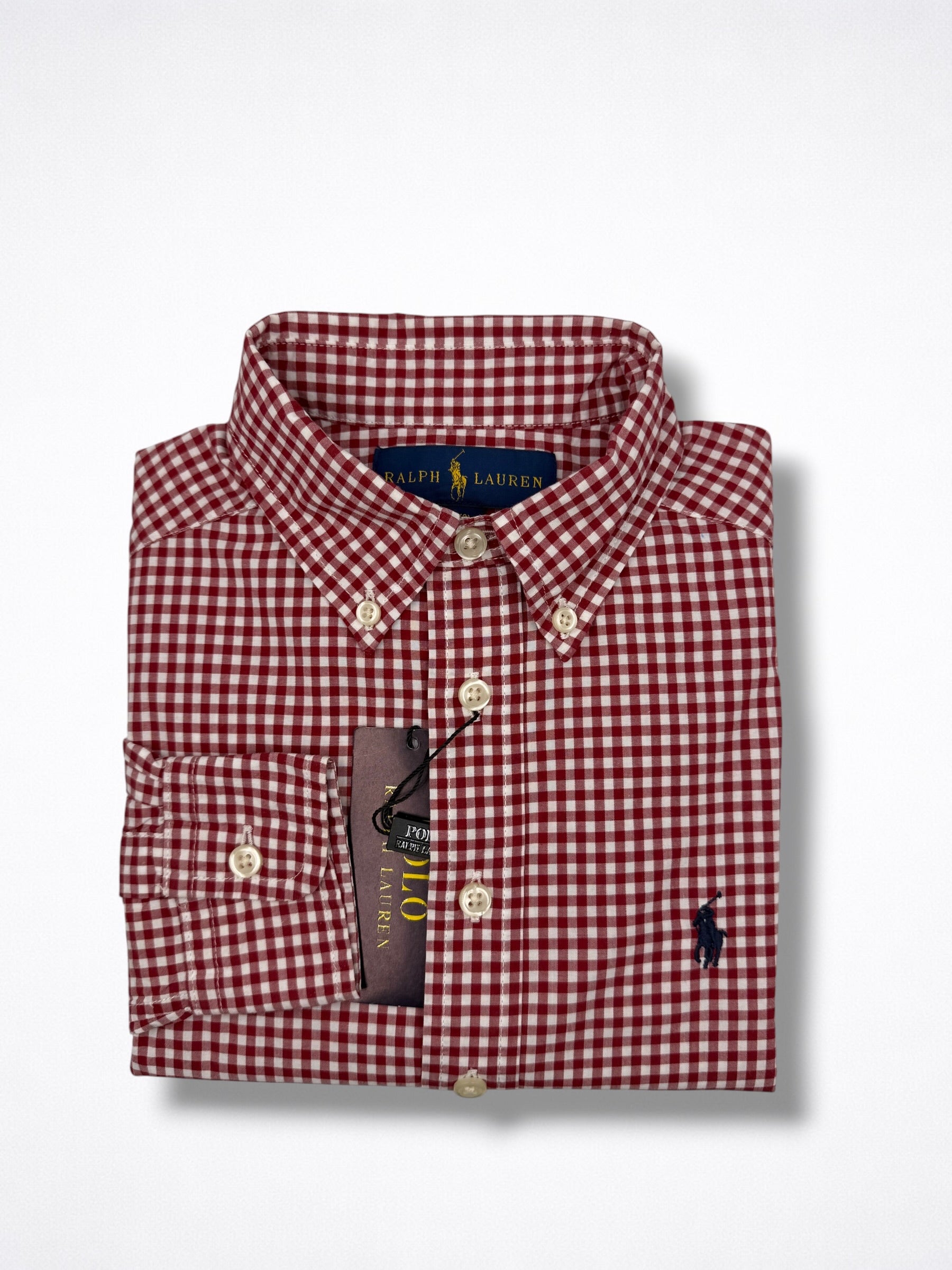 Camisa Polo Ralph Lauren Classic Fit manga larga talla 8 niño