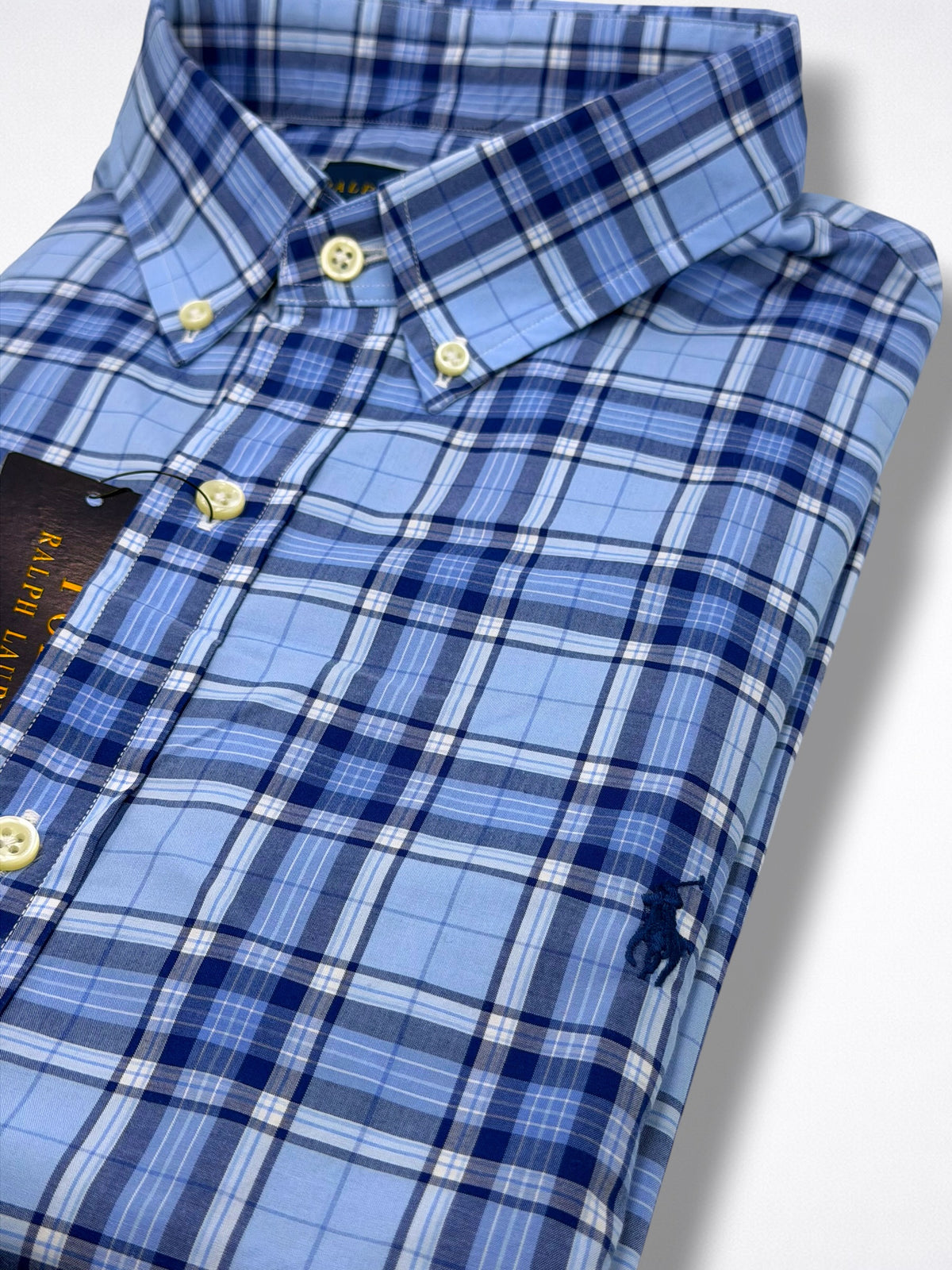 Camisa Polo Ralph Lauren Classic Fit Manga Larga Talla L