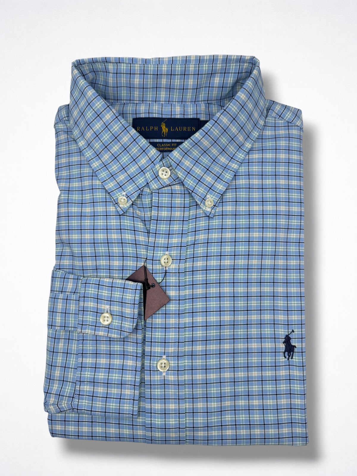 Camisa Polo Ralph Lauren Classic Fit manga larga talla L