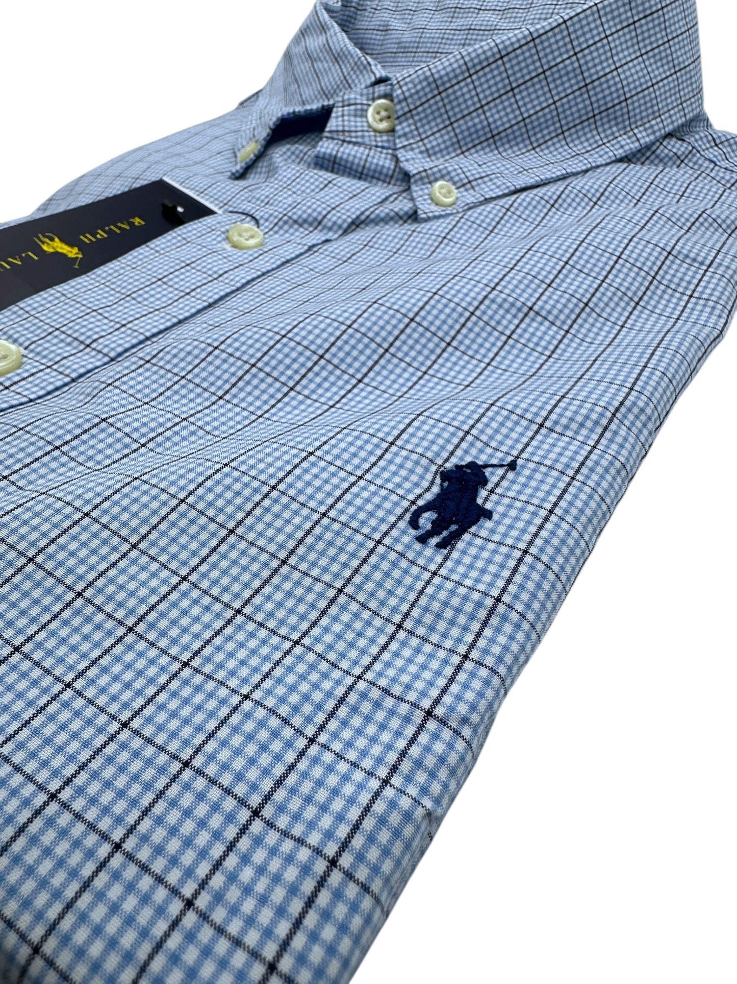 Camisa Polo Ralph Lauren Classic Fit Manga Larga Talla L